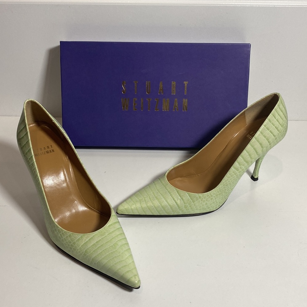 Stuart Weitzman Aligator Pumps